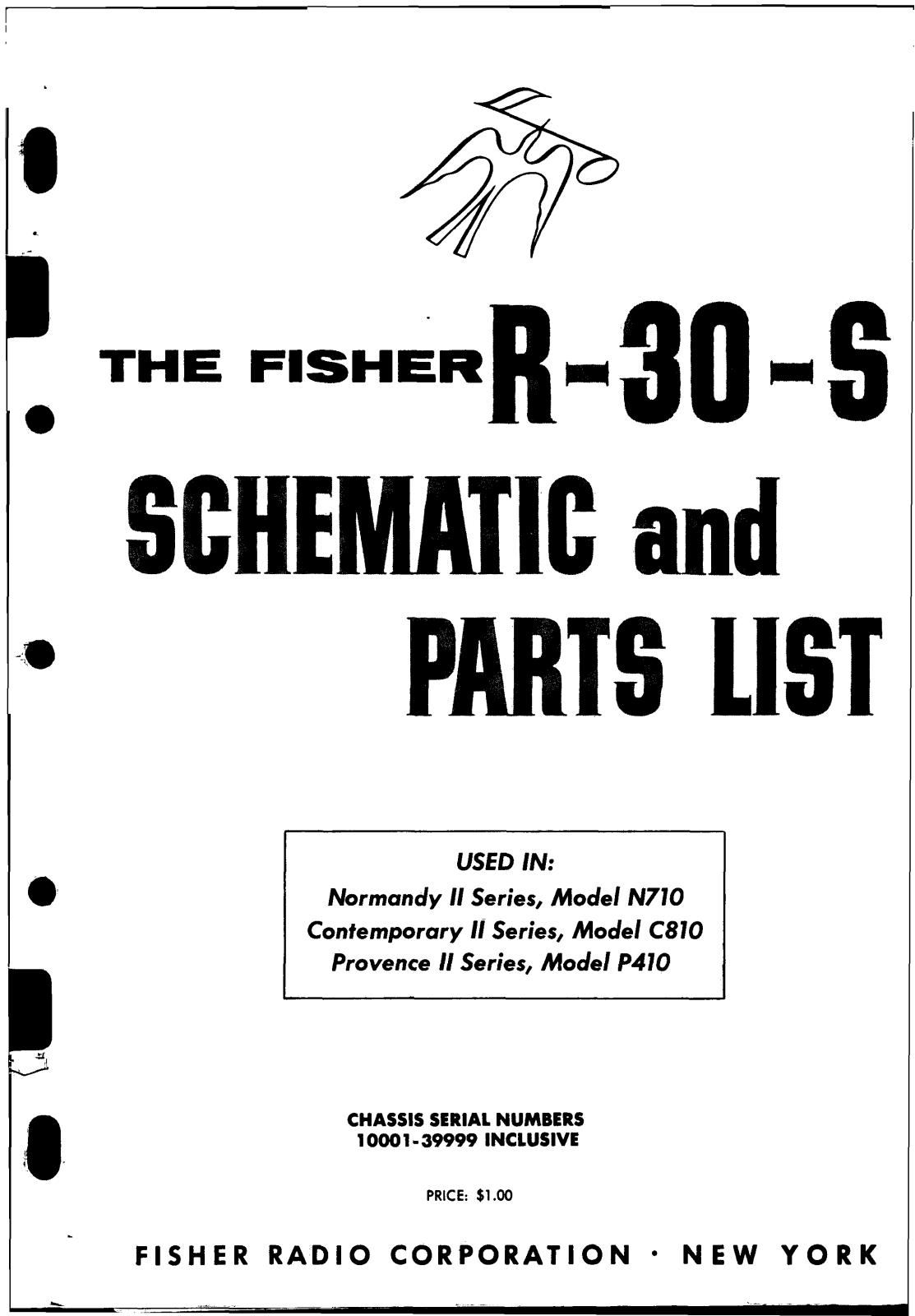 Fisher R-30-S Service Manual