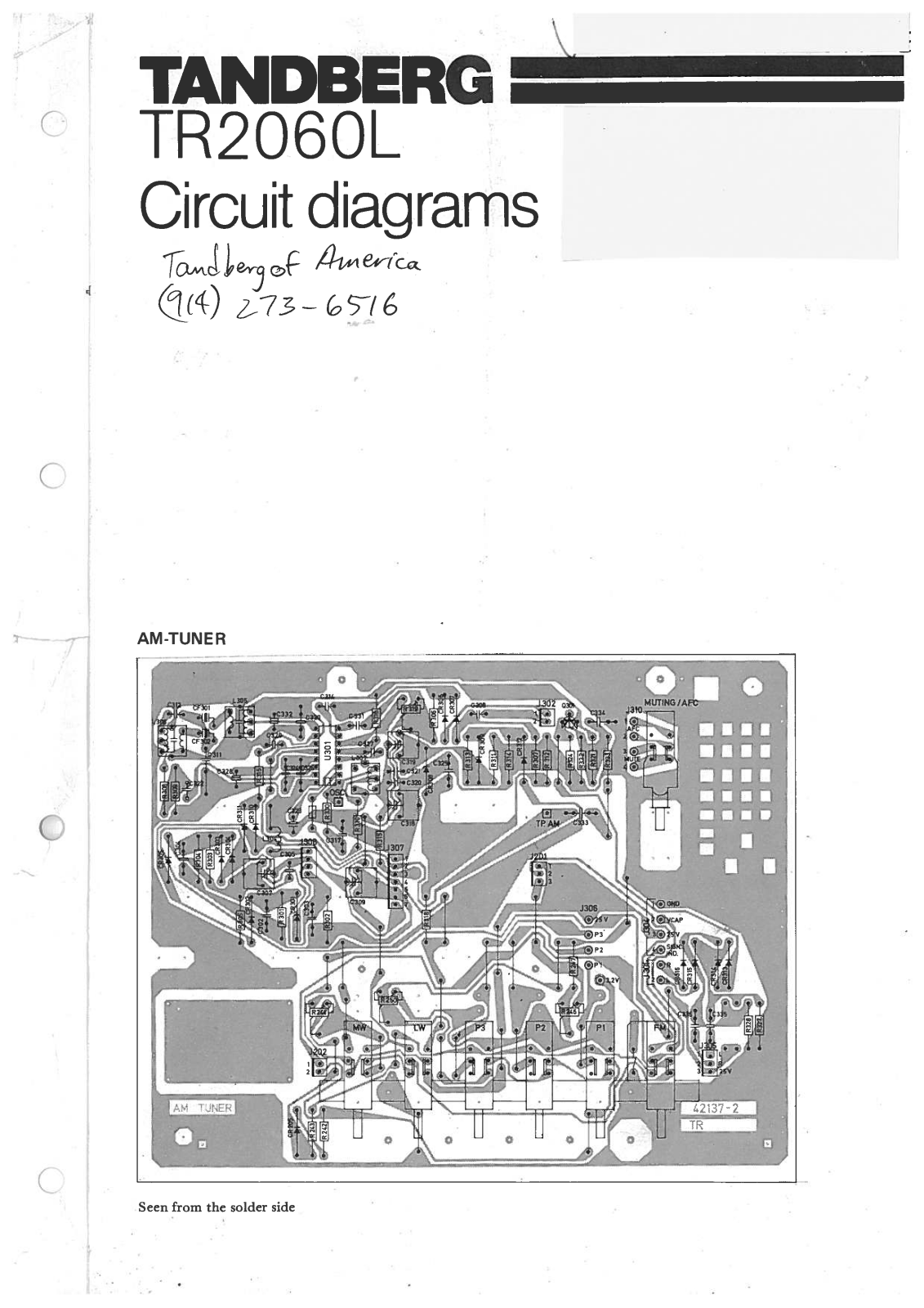 Tandberg TR-2060-L Schematic