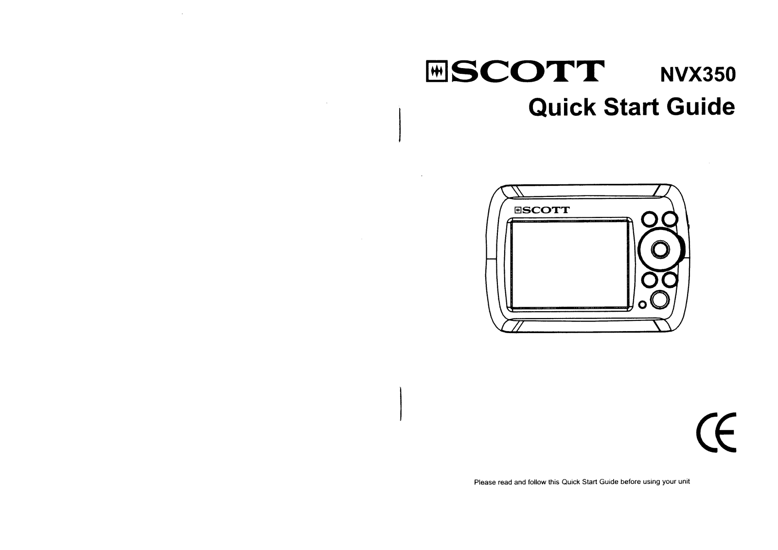 SCOTT NVX 350 F User Manual