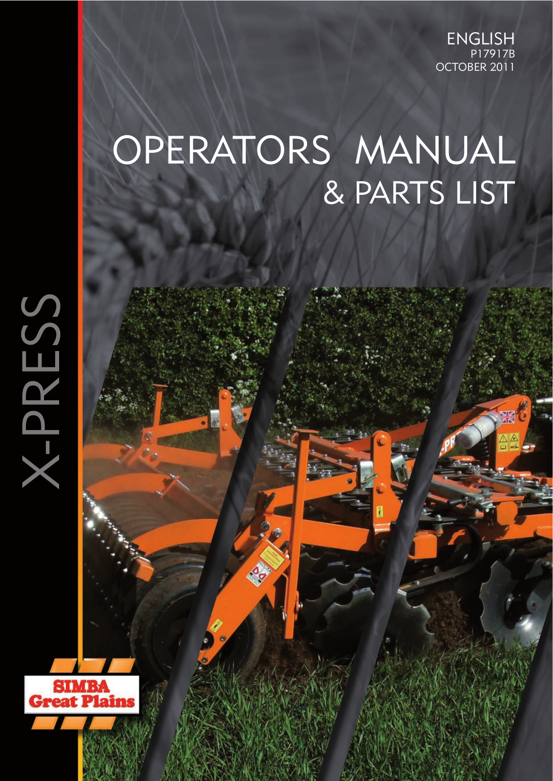 Great Plains P17917B Operator Manual