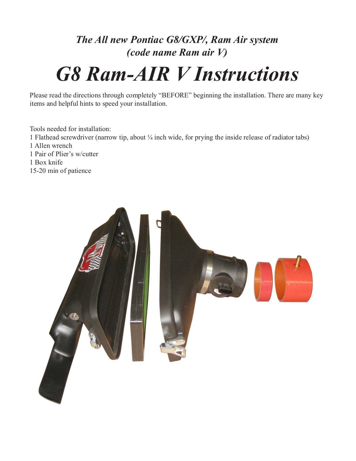 Vararam G8 User Manual