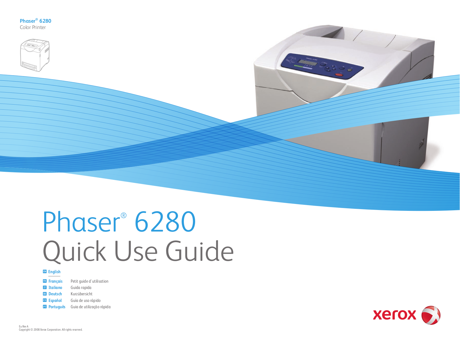 Xerox PHASER 6280 User Manual