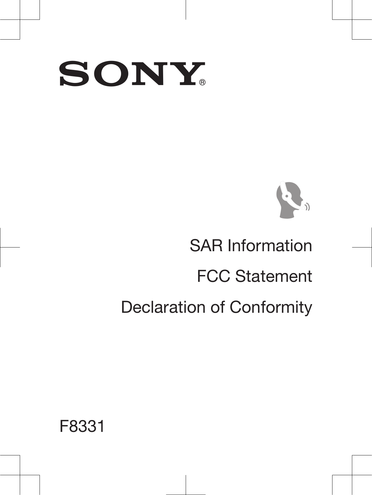 Sony 29752M Users Manual