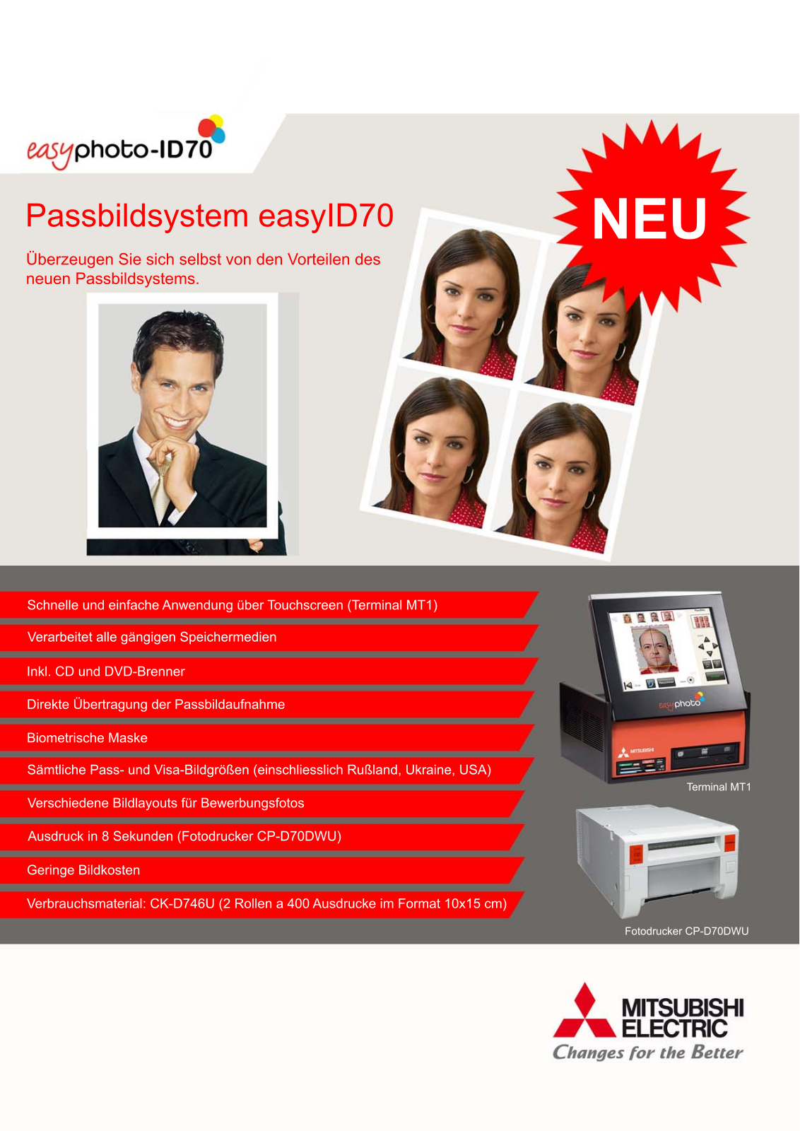 Mitsubishi EASYPHOTO ID70 User Manual