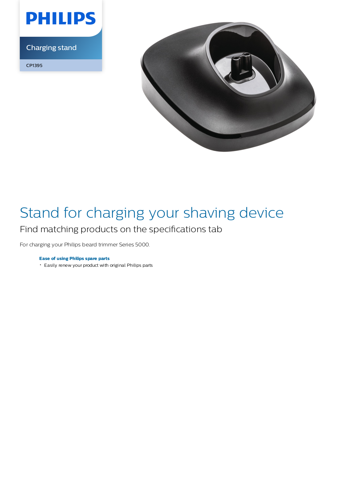 Philips CP1395/01 leaflet - ManualMachine.com