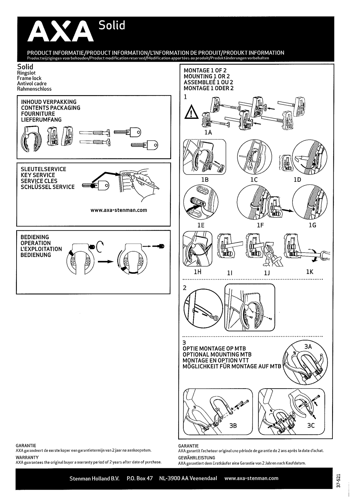 AXA Solid User Manual