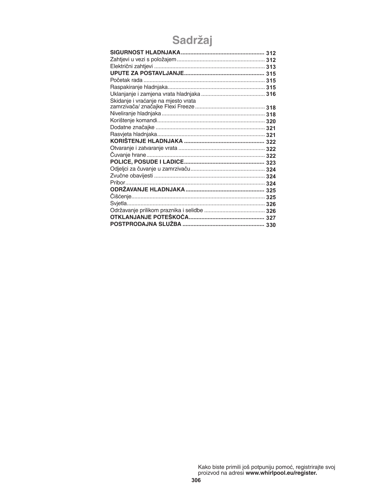 WHIRLPOOL WQ9 U1L User Manual