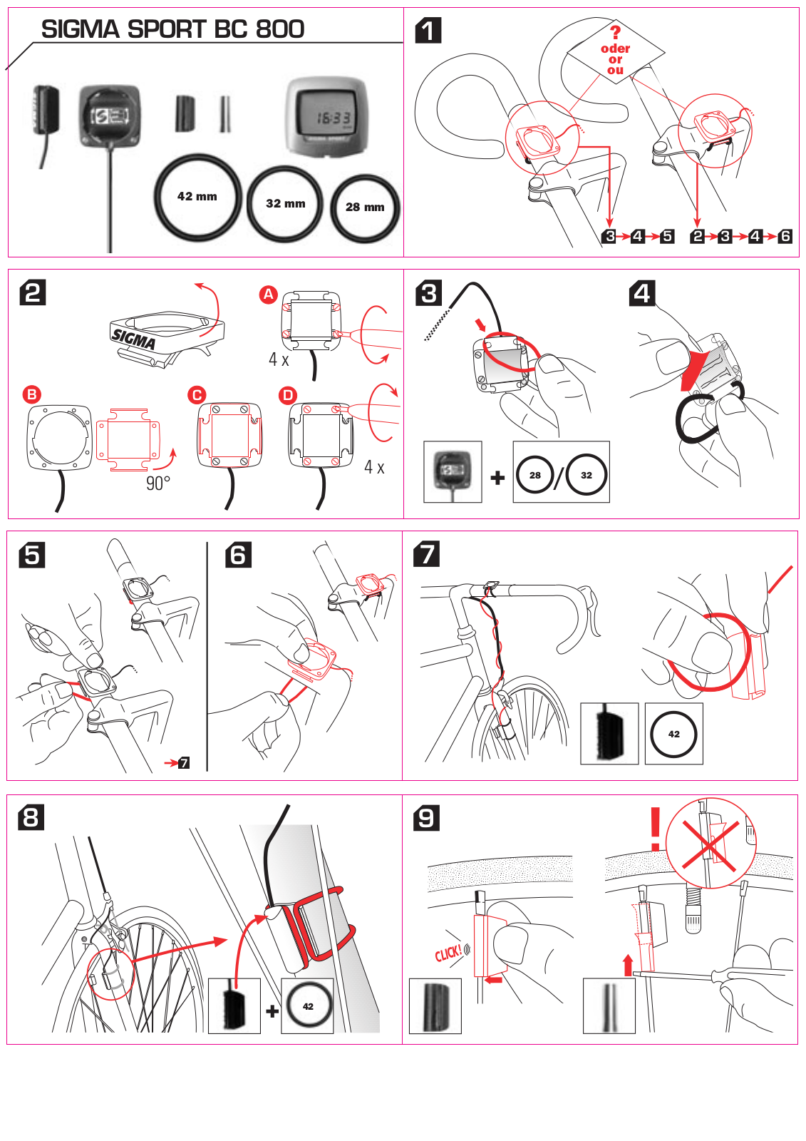 Sigma Baseline 800 User Manual