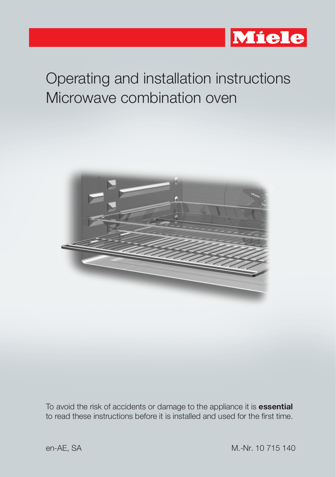 Miele H 6200 BM Operating instructions