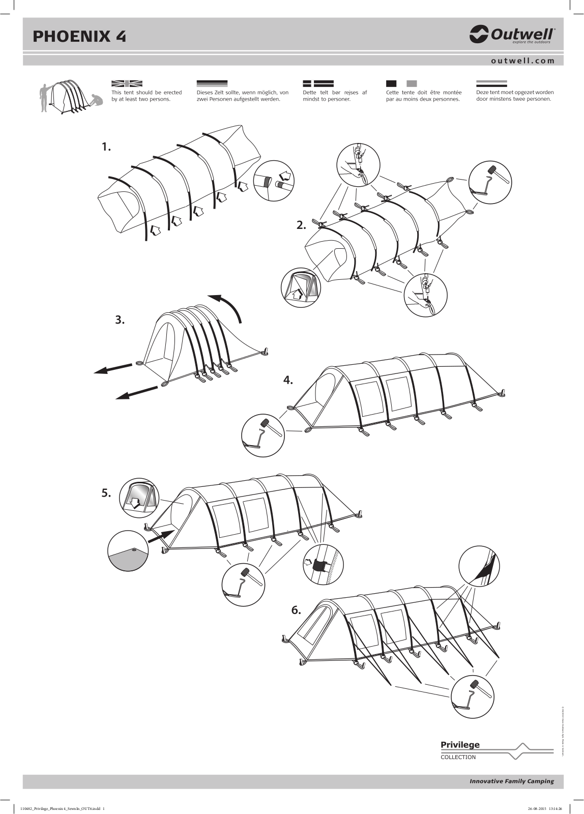 Outwell Phoenix 4 User Manual - ManualMachine.com