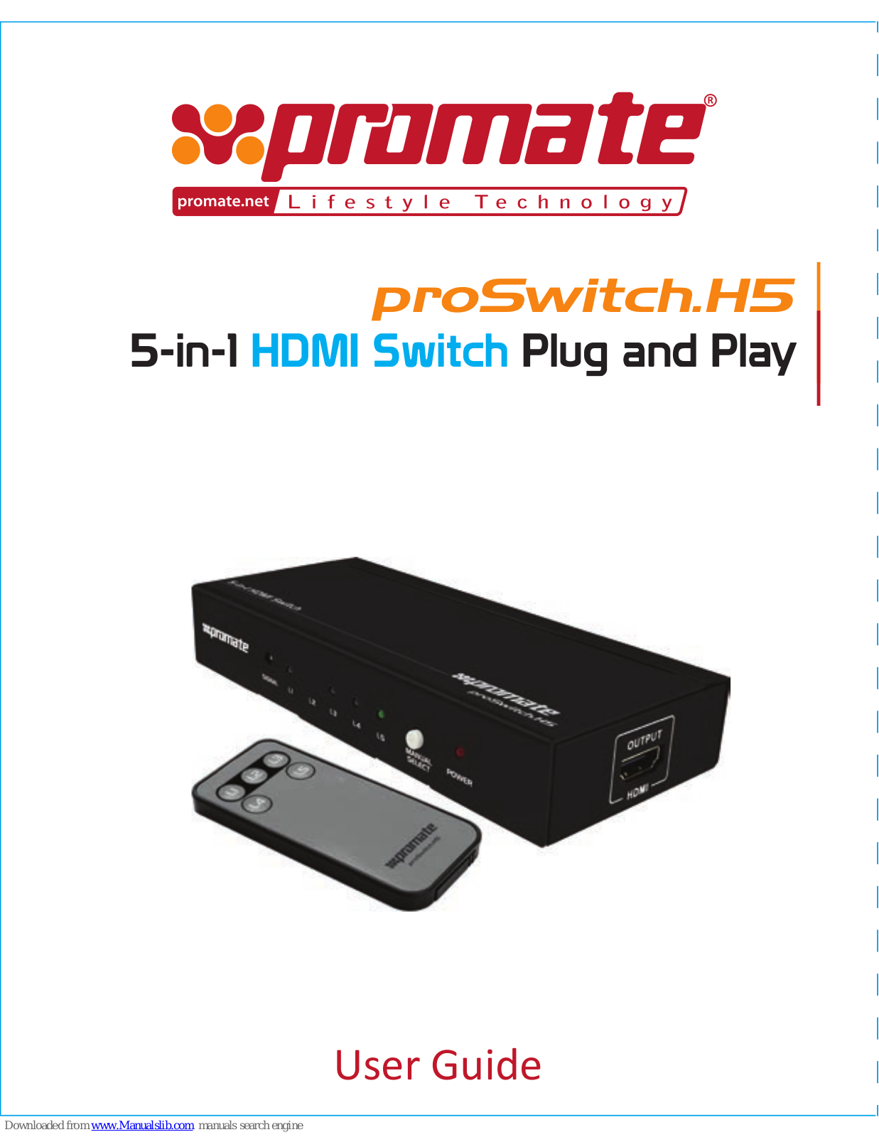 Promate proSwitch.H5 User Manual - ManualMachine.com
