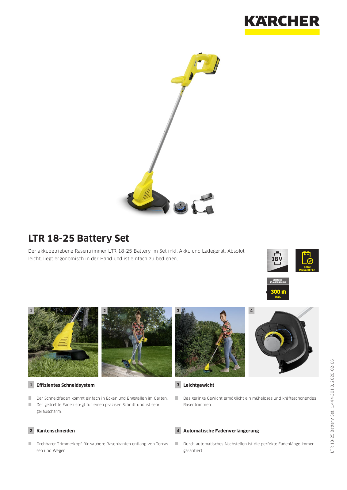 Kärcher LTR 18-25 Battery Set User Manual