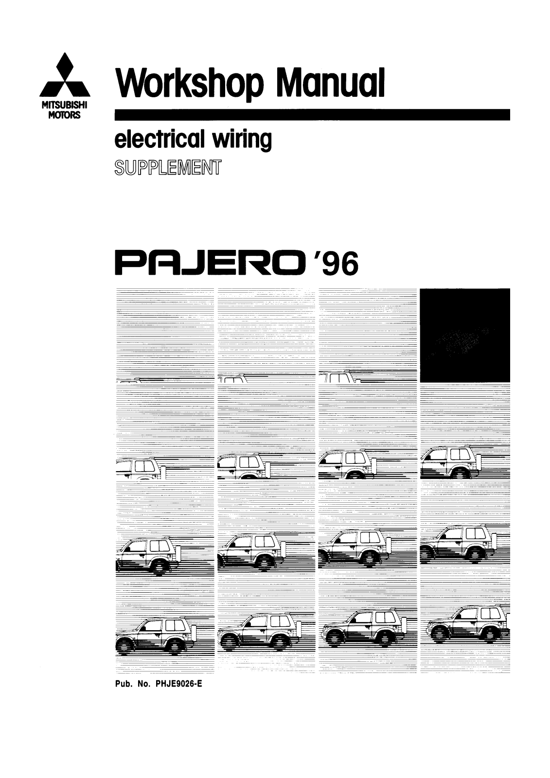 Mitsubishi Pajero 1996 User Manual