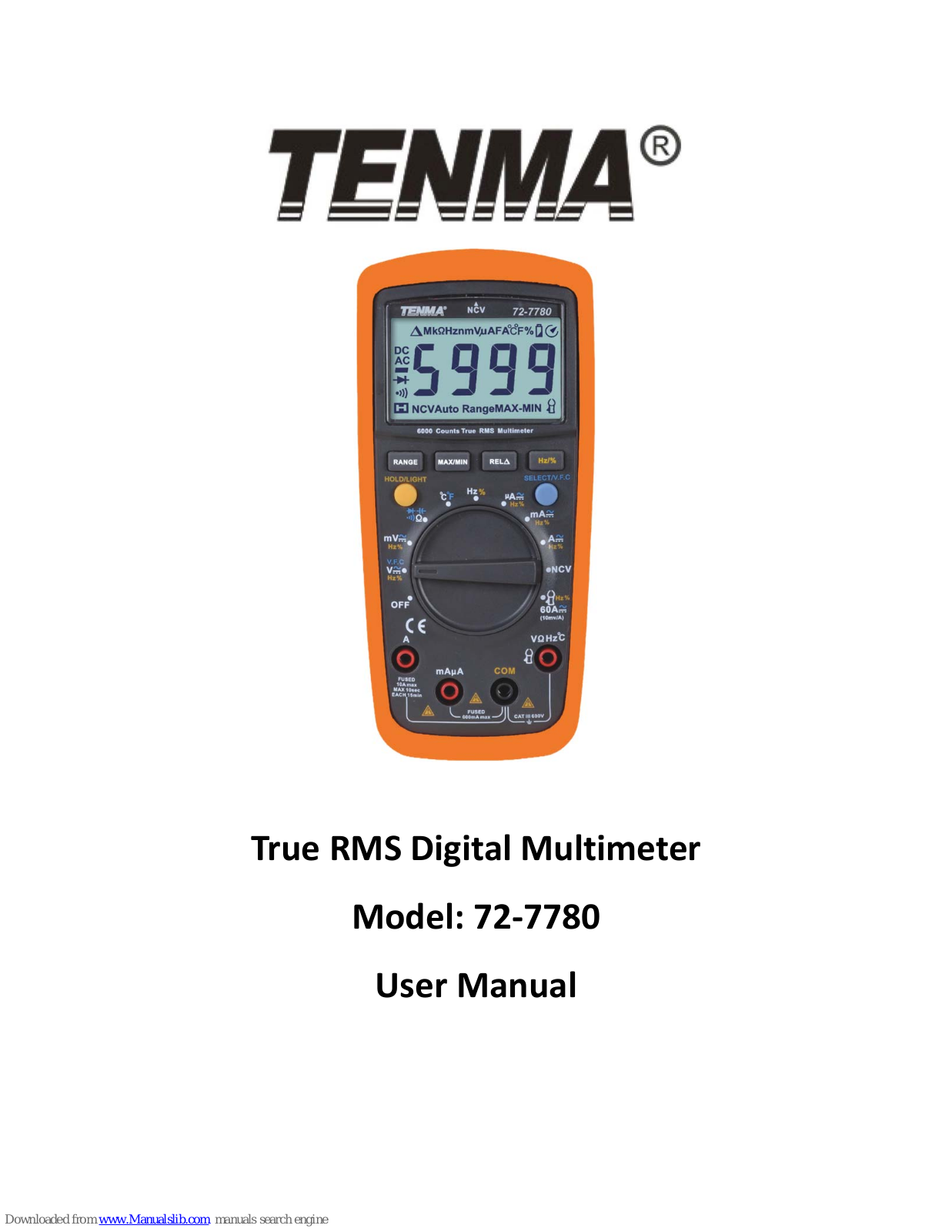 Tenma 72-7780 User Manual