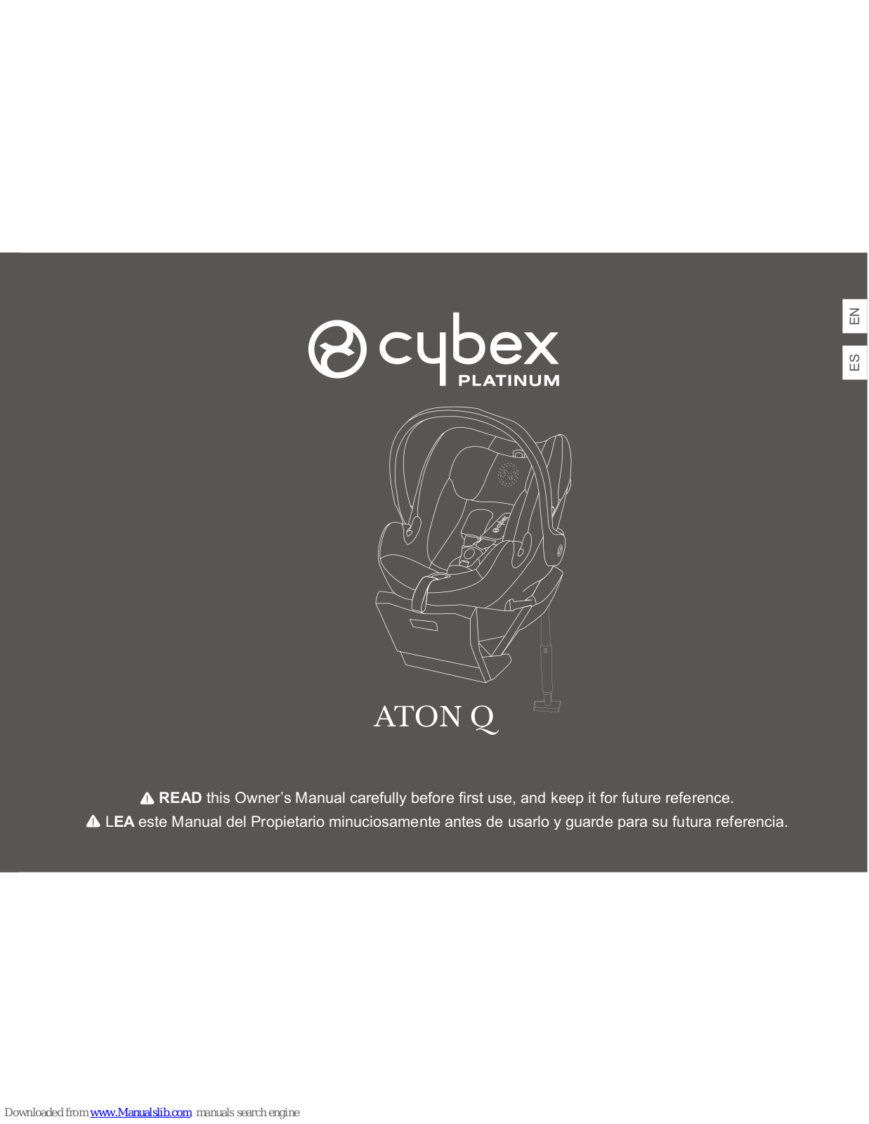 CYBEX Platinum ATON Q Owner's Manual