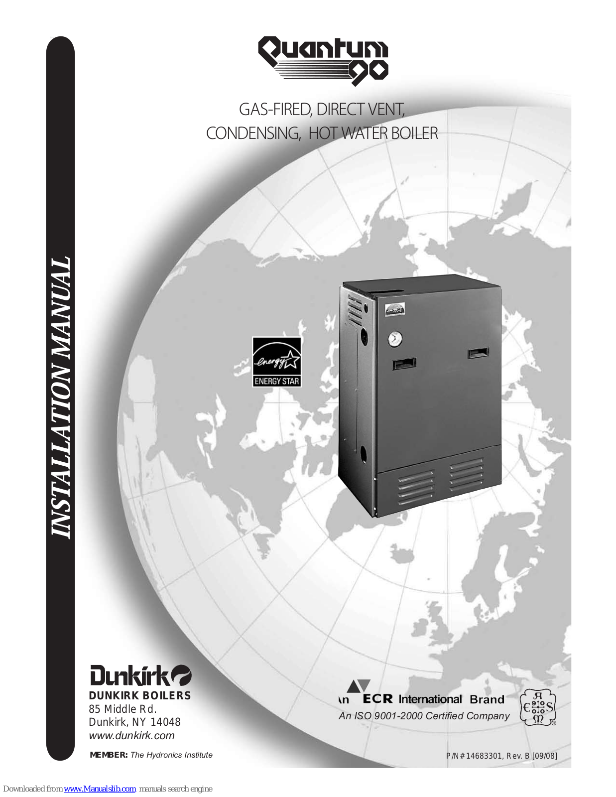 Dunkirk Quantrum 90-50, Quantrum 90-75, Quantrum 90-100 Installation Manual