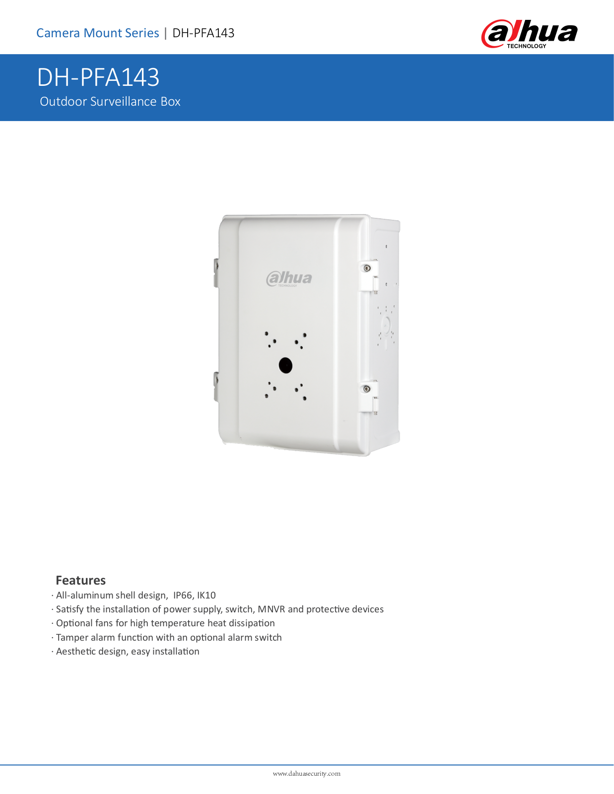 Dahua DH-PFA143 User Manual