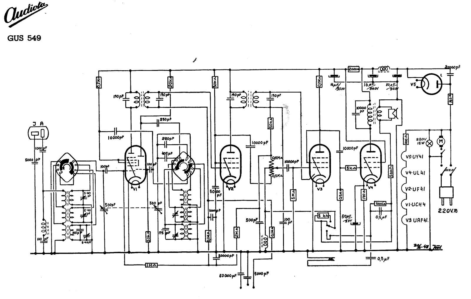 Audiola GUS549 Schematic - ManualMachine.com