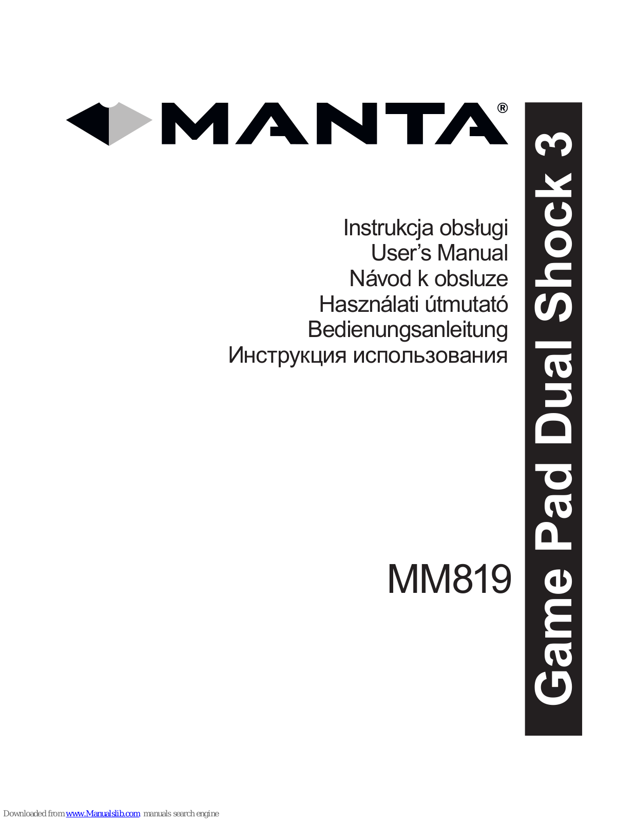 Manta MM819 User Manual