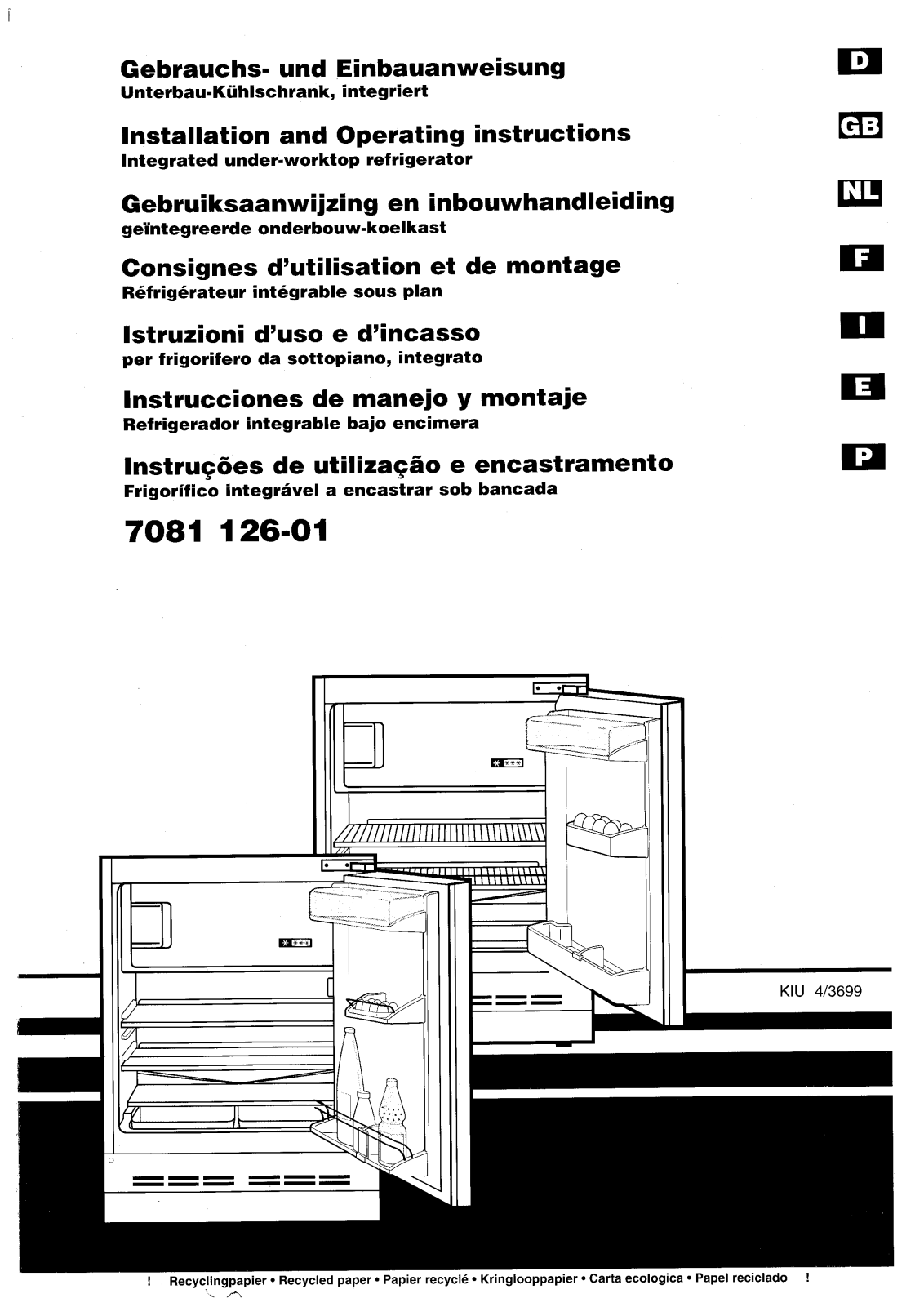 Hotpoint-Ariston HBBT40 User Manual