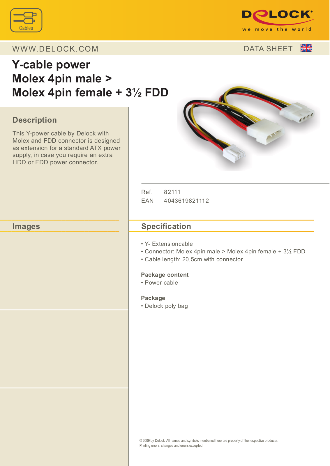 DeLOCK 82111 User Manual