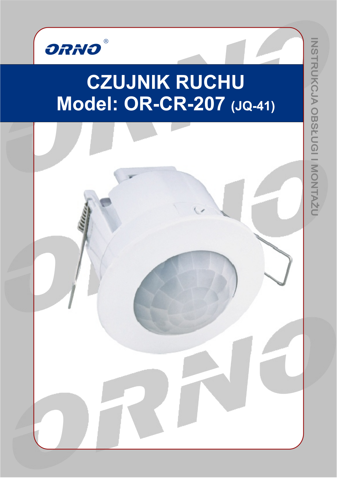 Orno OR-CR-207 User Manual