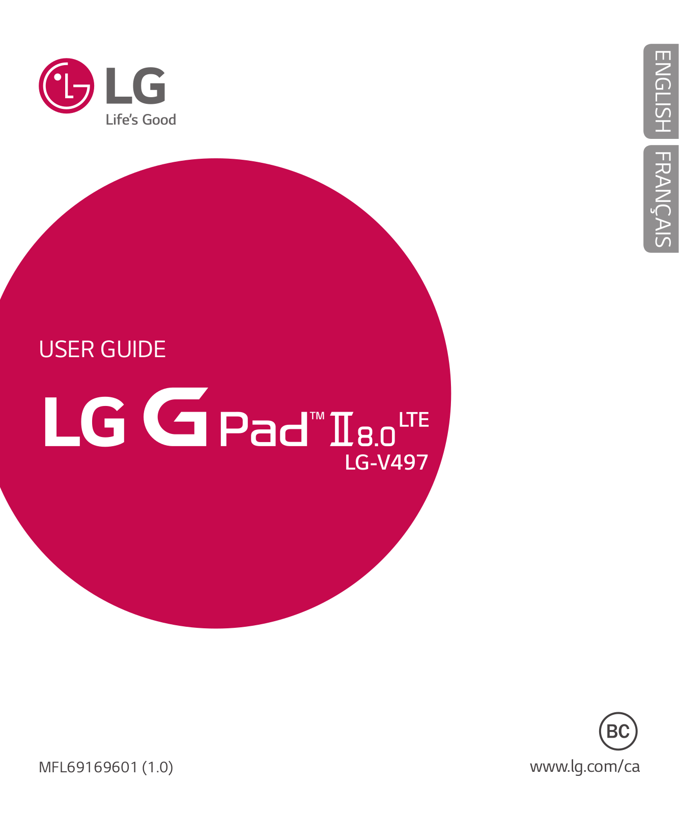 LG LGV497 Owner's Manual