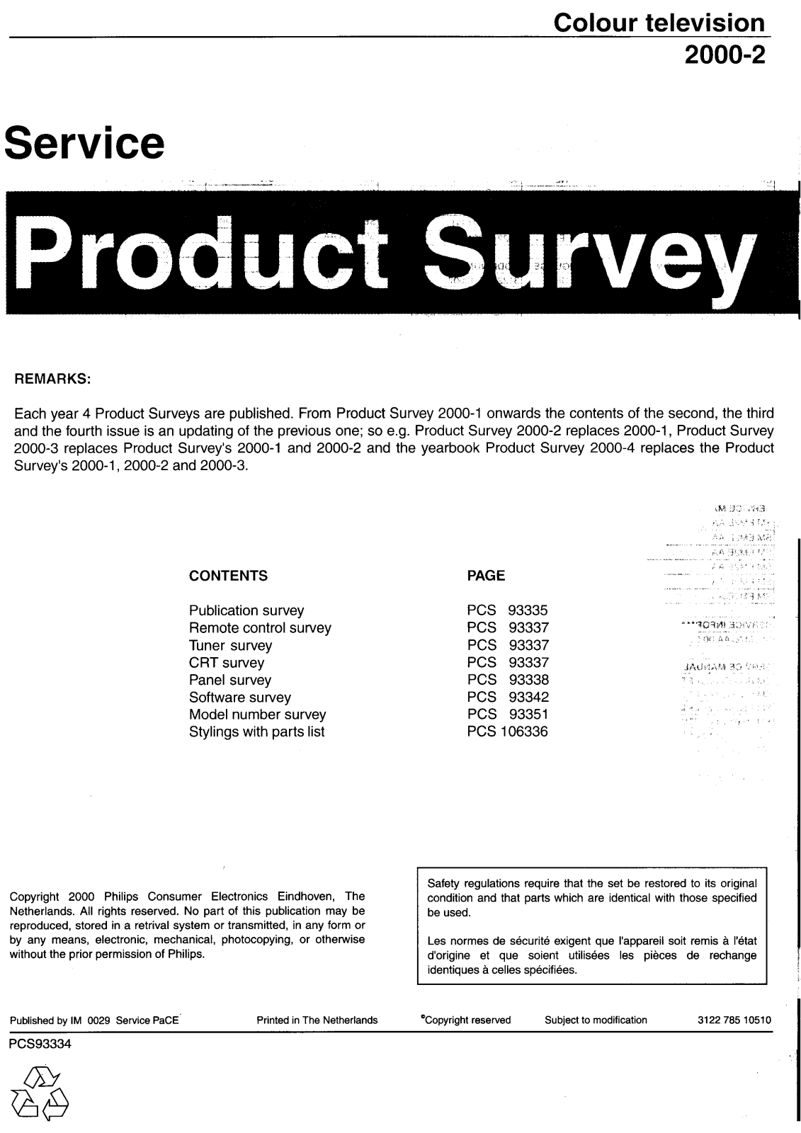 Philips CTV PS02-00 Service Manual