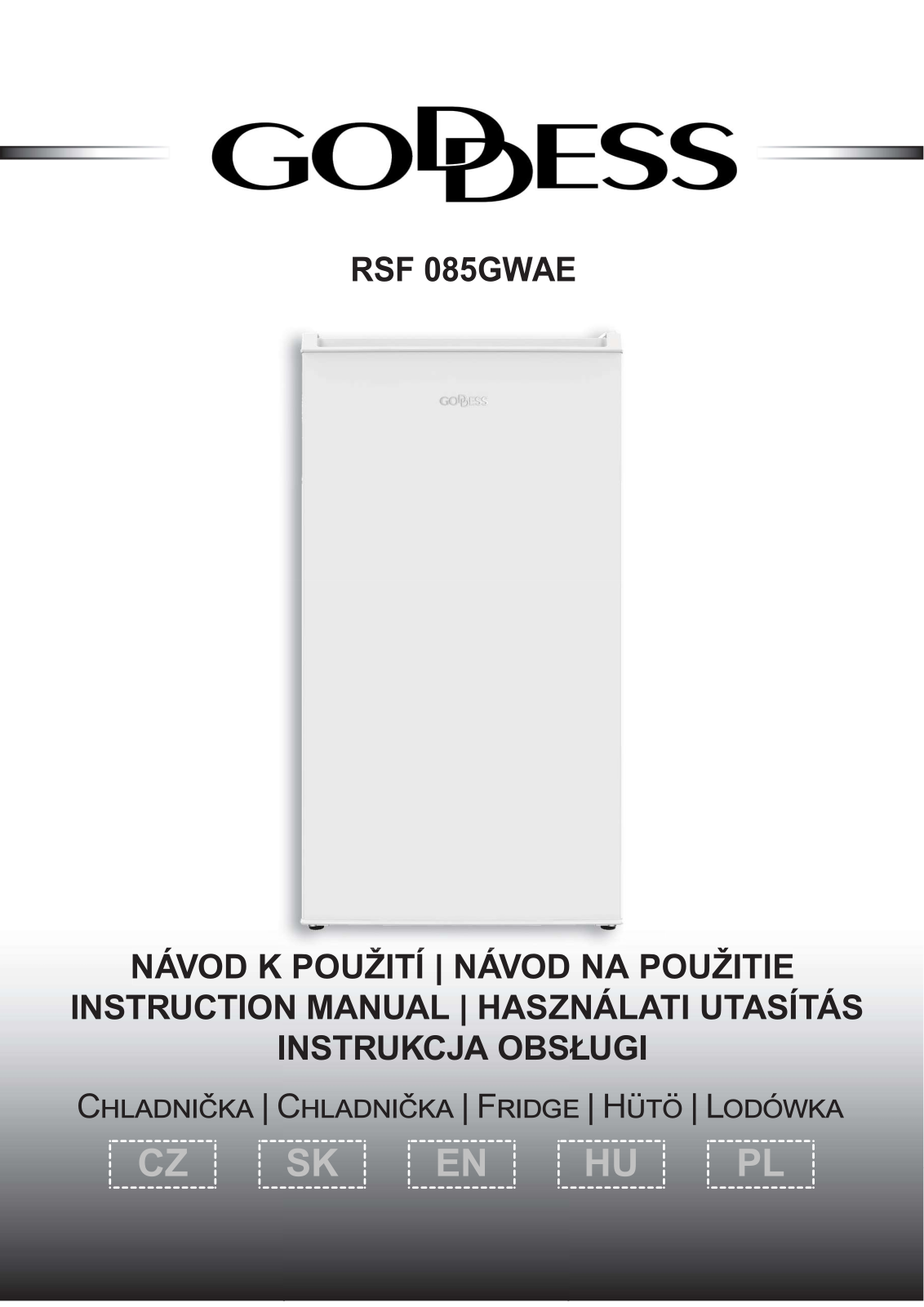 GODDESS RSF 085GWAE User guide - ManualMachine.com