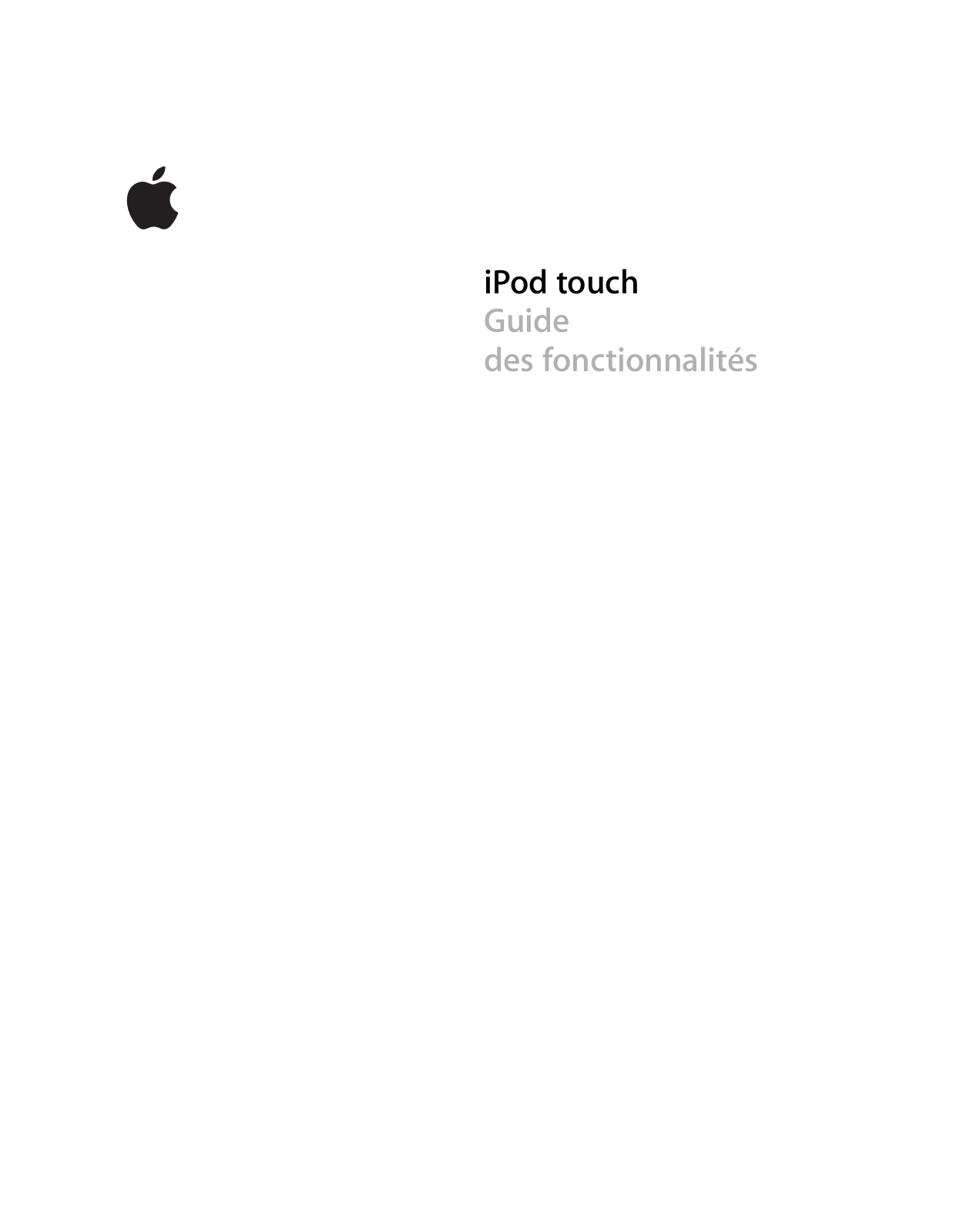 APPLE iPod Touch 4G User Manual