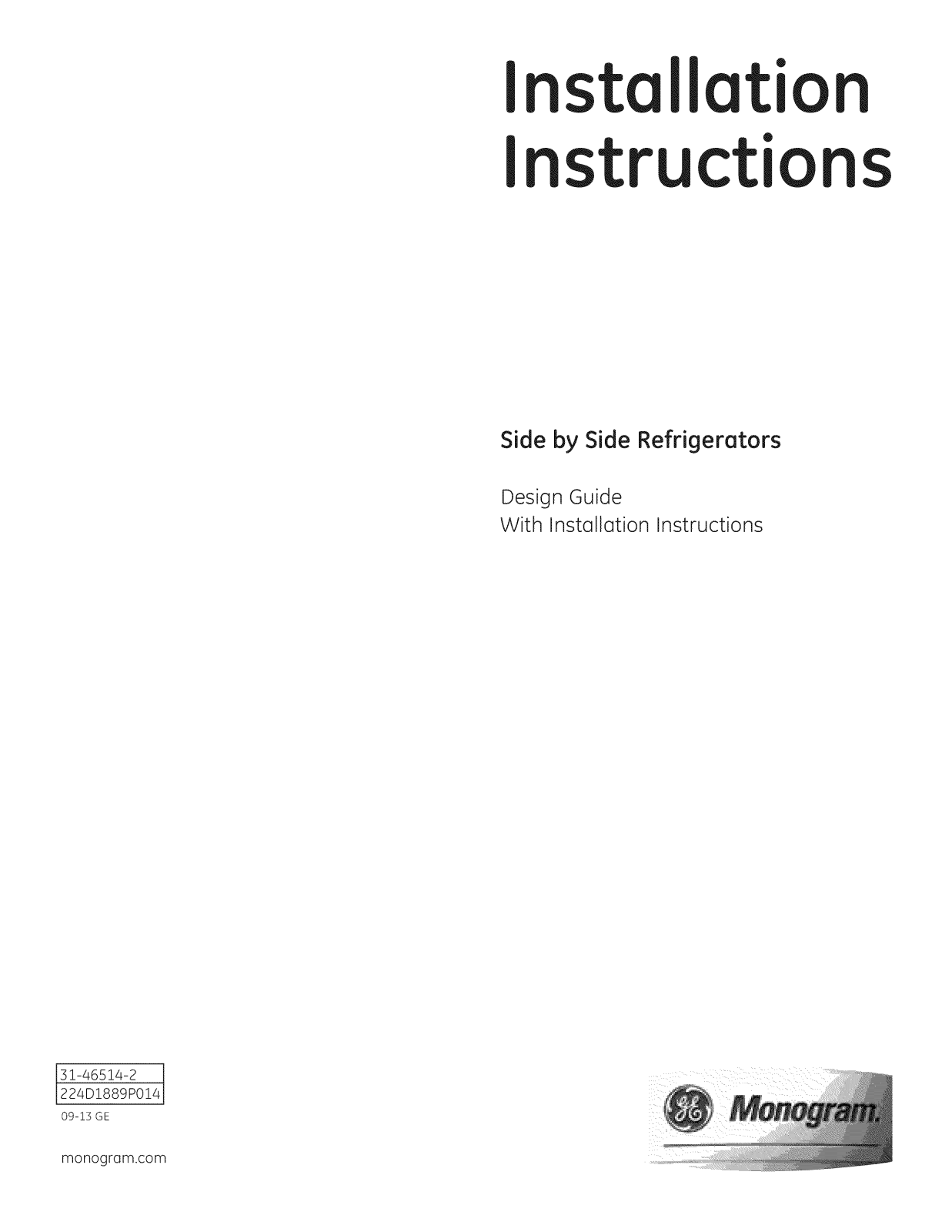 GE ZIS360NXA, ZIS360NXB, ZIS360NXC, ZIS360NXD, ZIS420NXA Installation Guide - ManualMachine.com