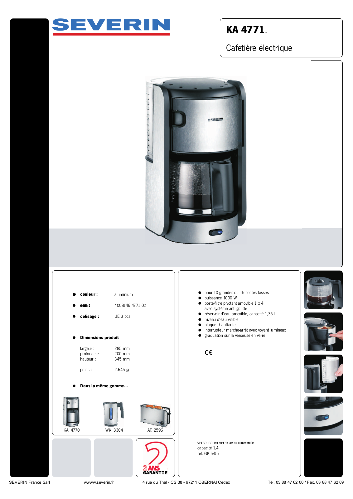 SEVERIN KA 4771 User Manual