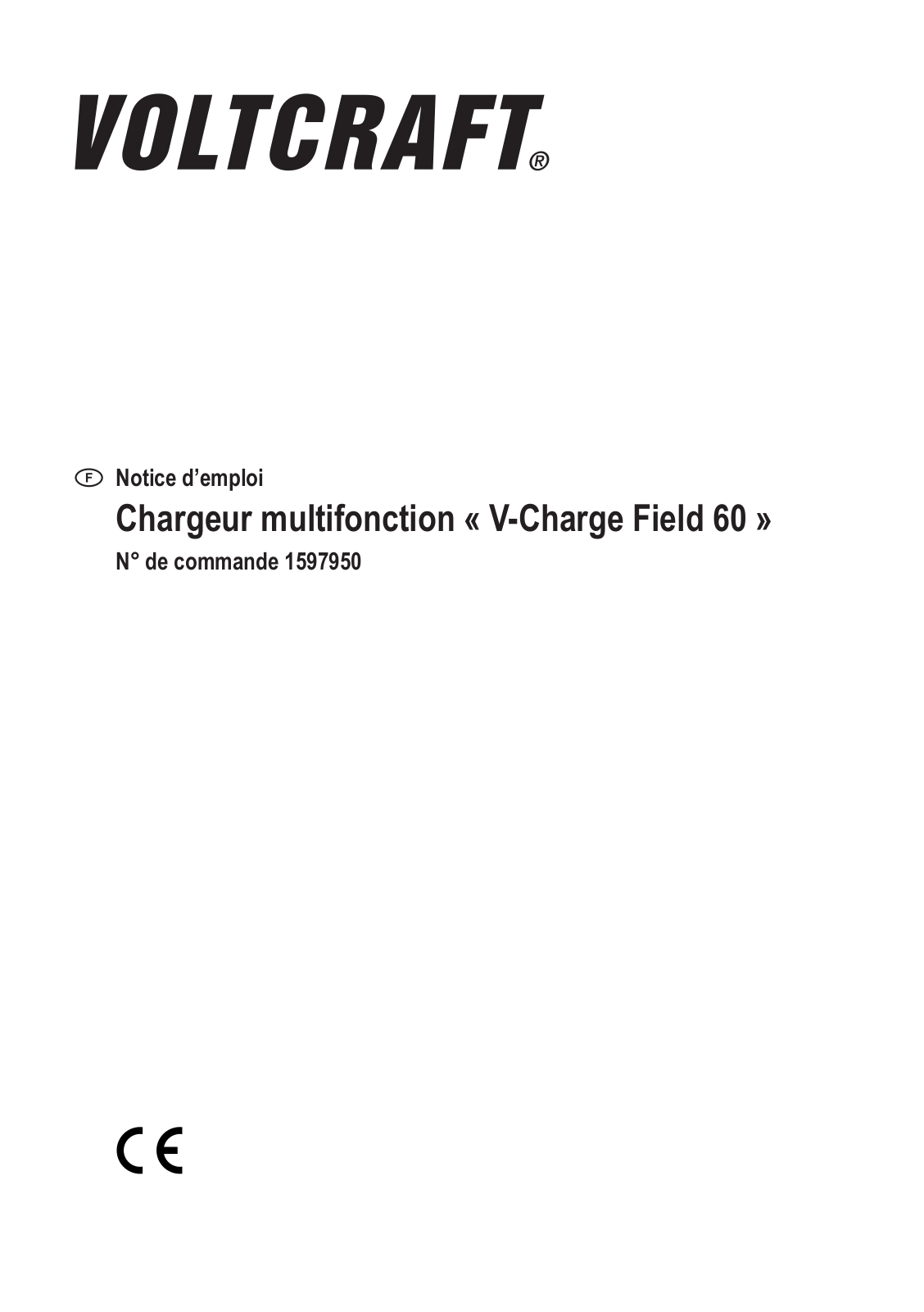 VOLTCRAFT V-Charge Field 60 User guide