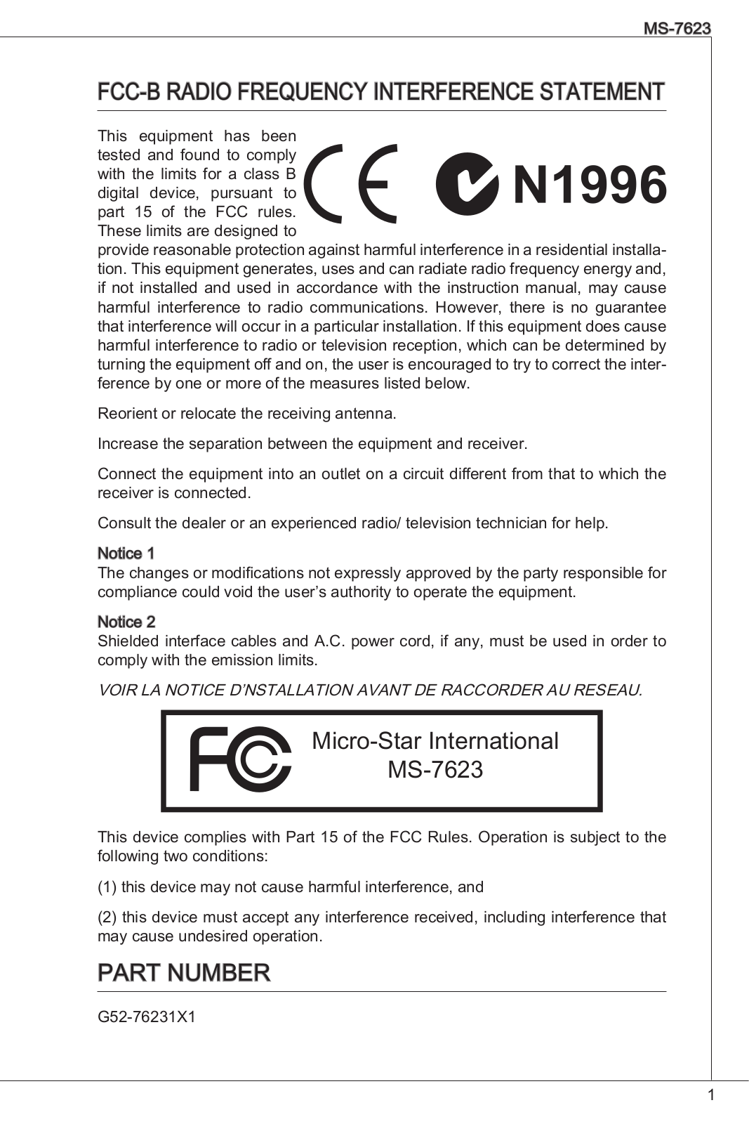 MSI 740GM-P25 User Manual