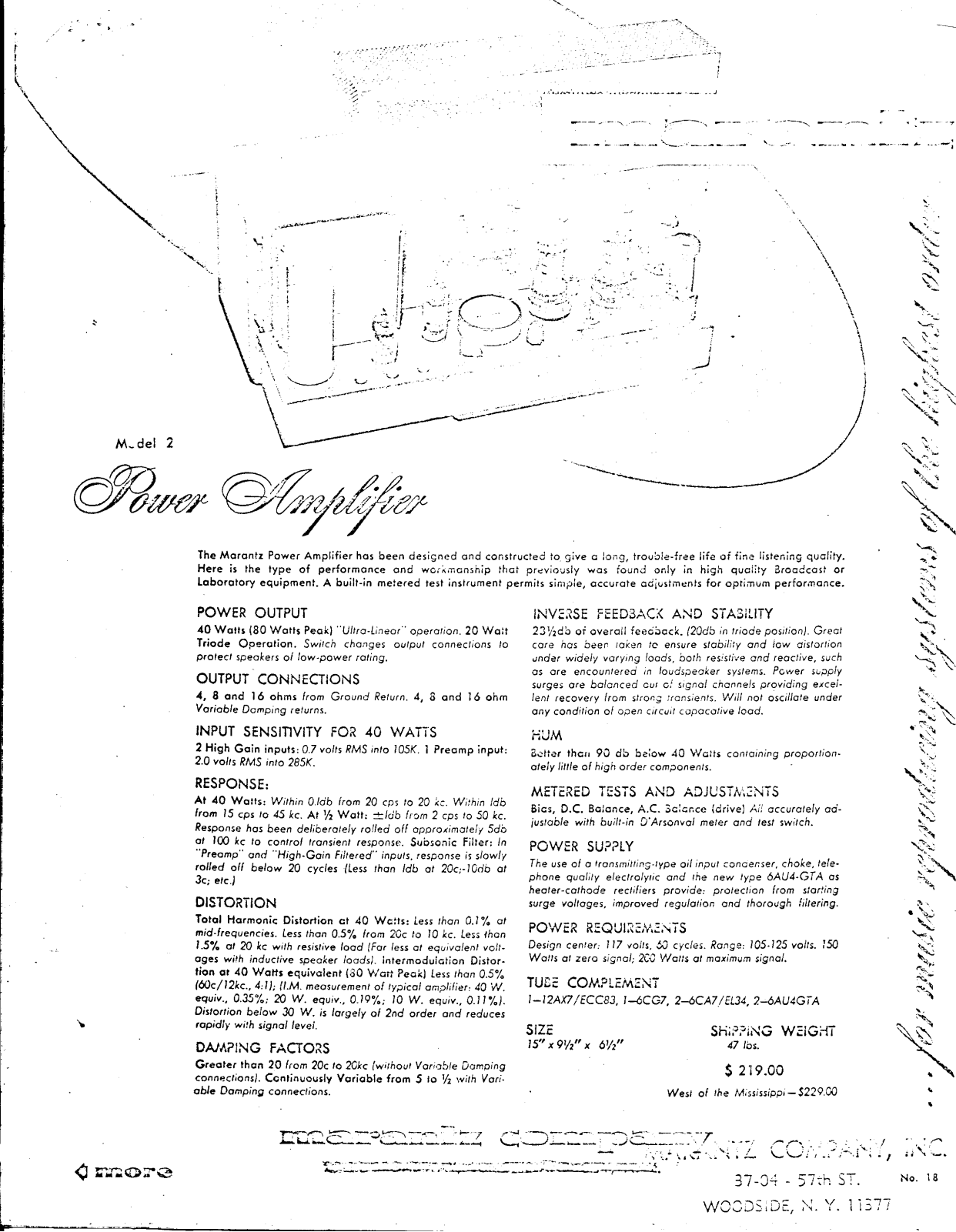 Marantz 2 IM Schematic