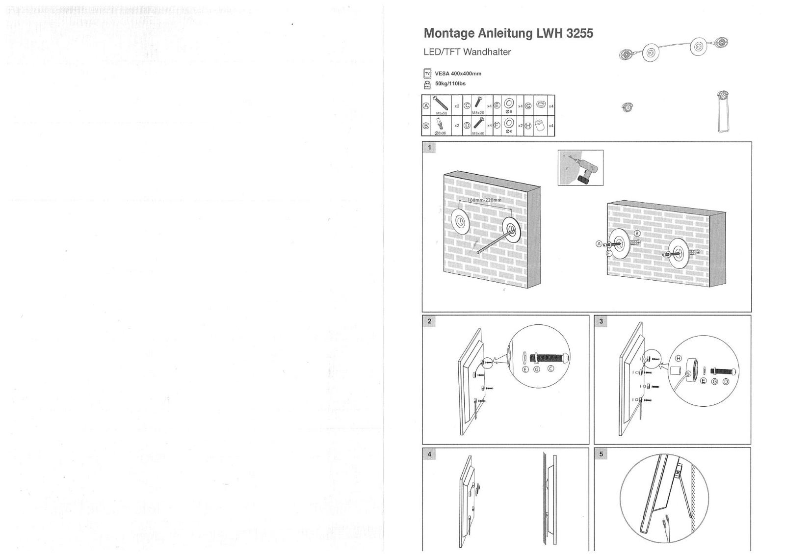 Schwaiger LWH3255 User guide