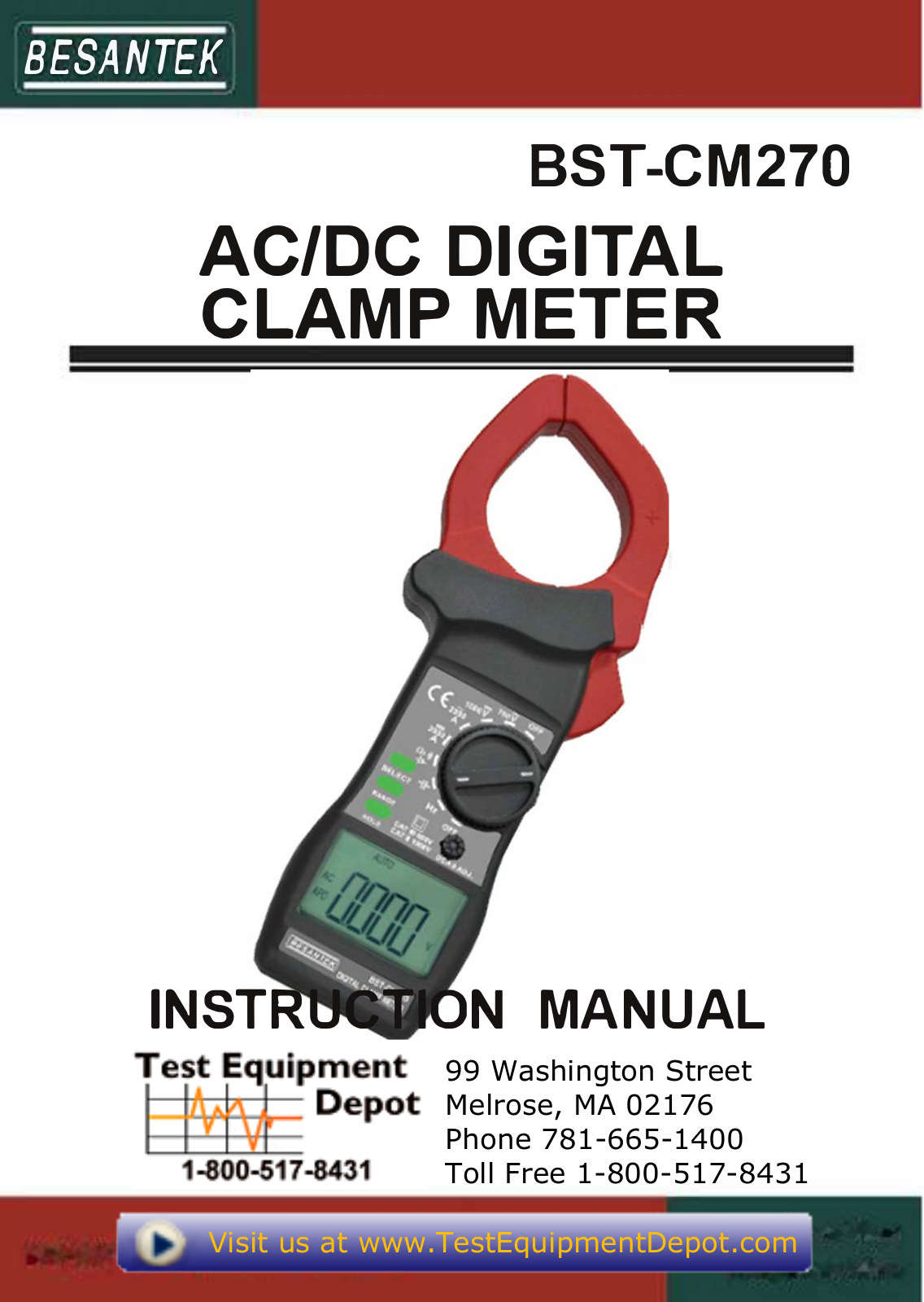 Besantek BST-CM270 Instruction Manual