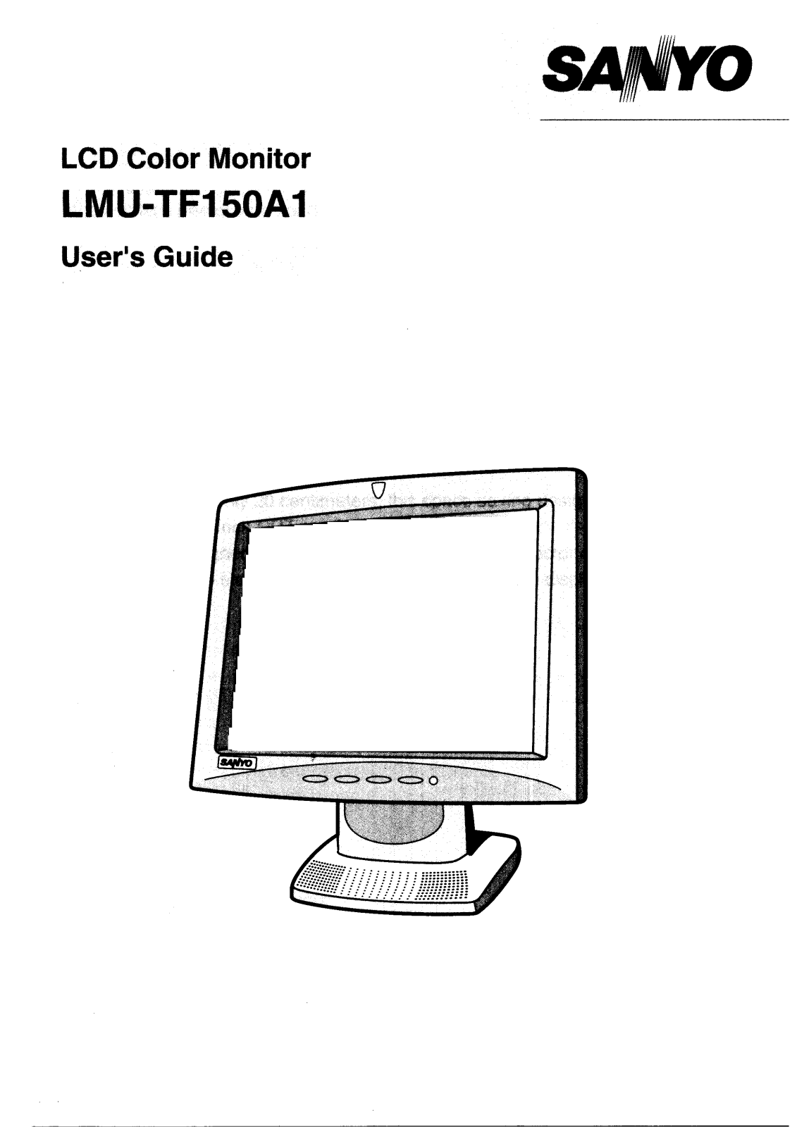 Sanyo LMU-TF150A1 Instruction Manual