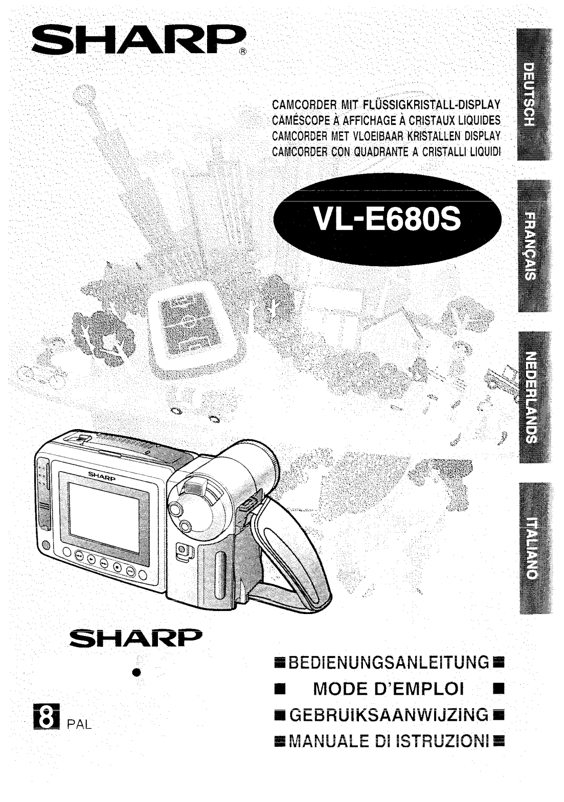 Sharp VL-E680S Operation Manual