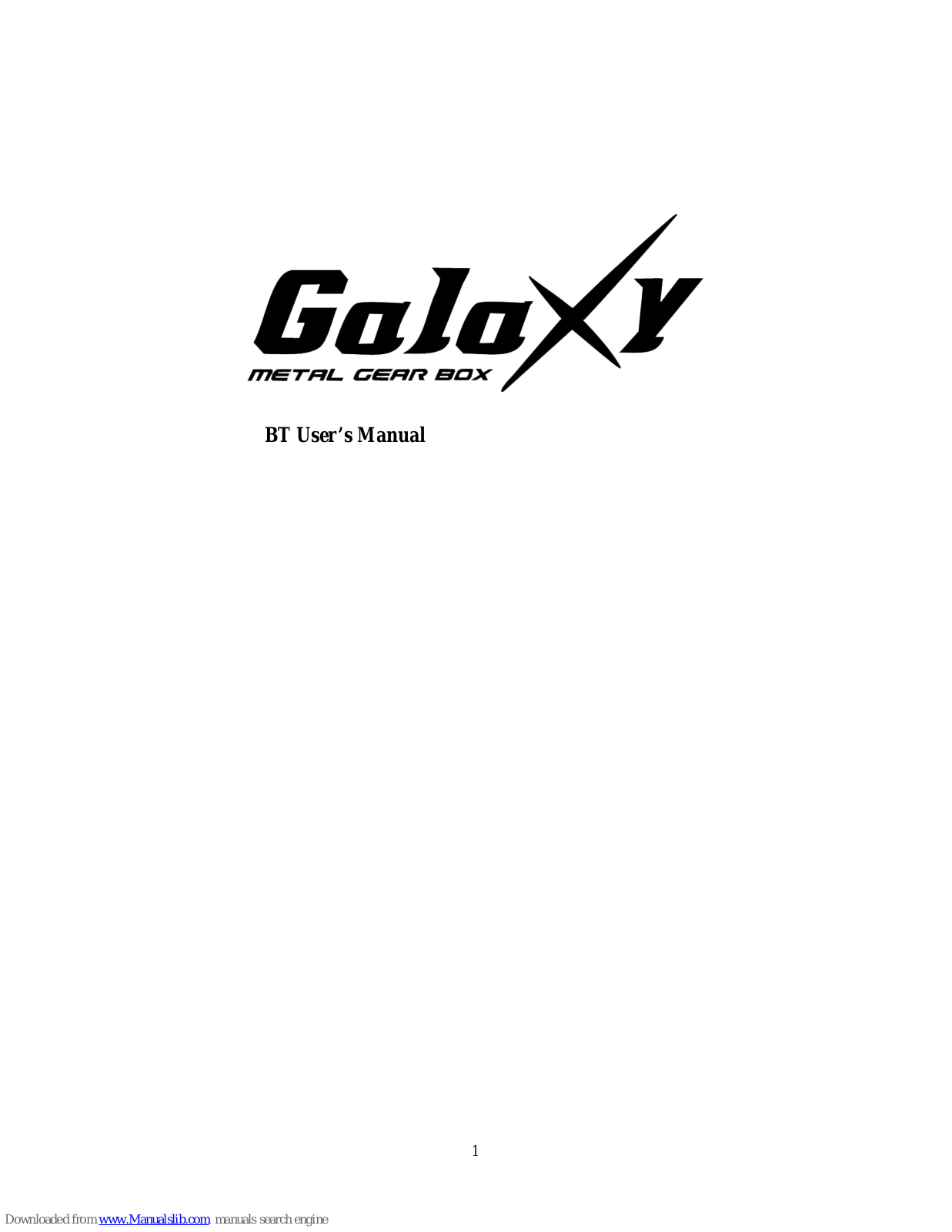 Galaxy 3508NU User Manual