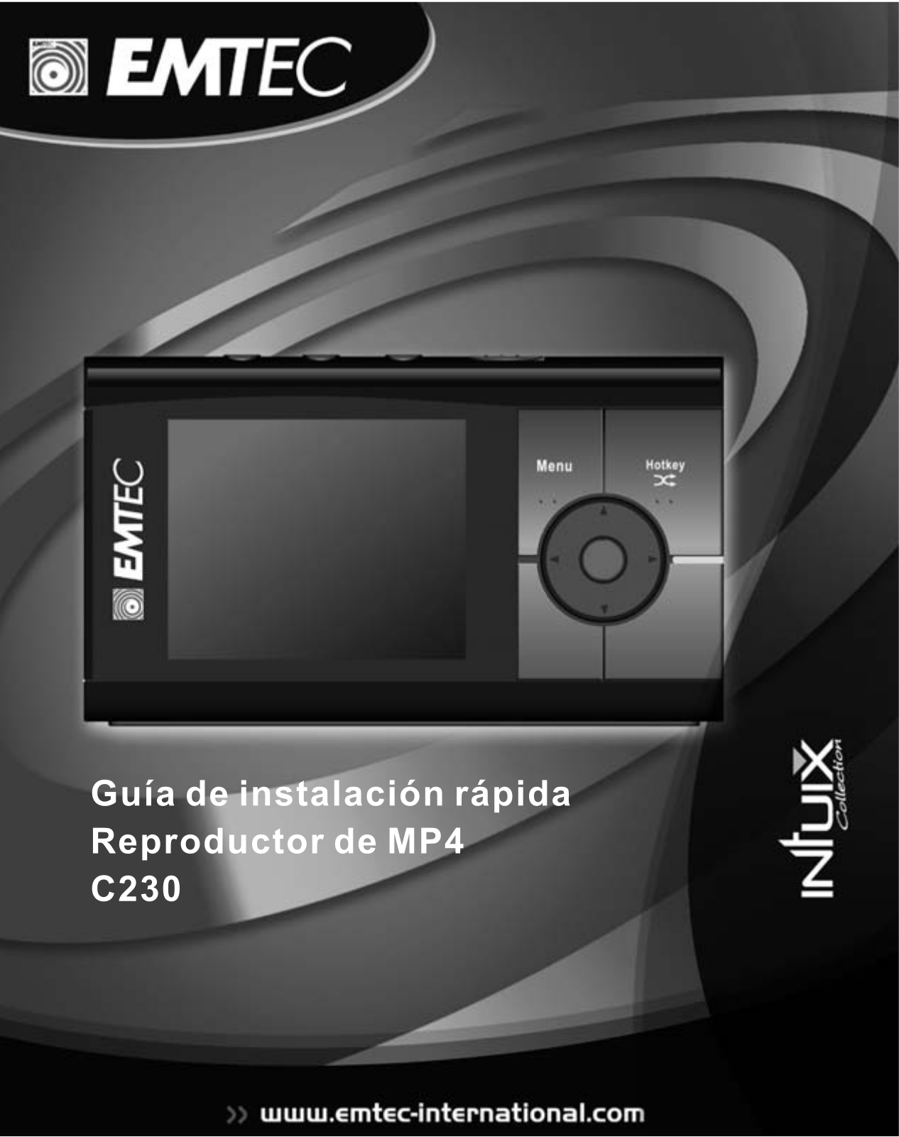 Emtec MP4 PLAYER C230 Quick installation guide