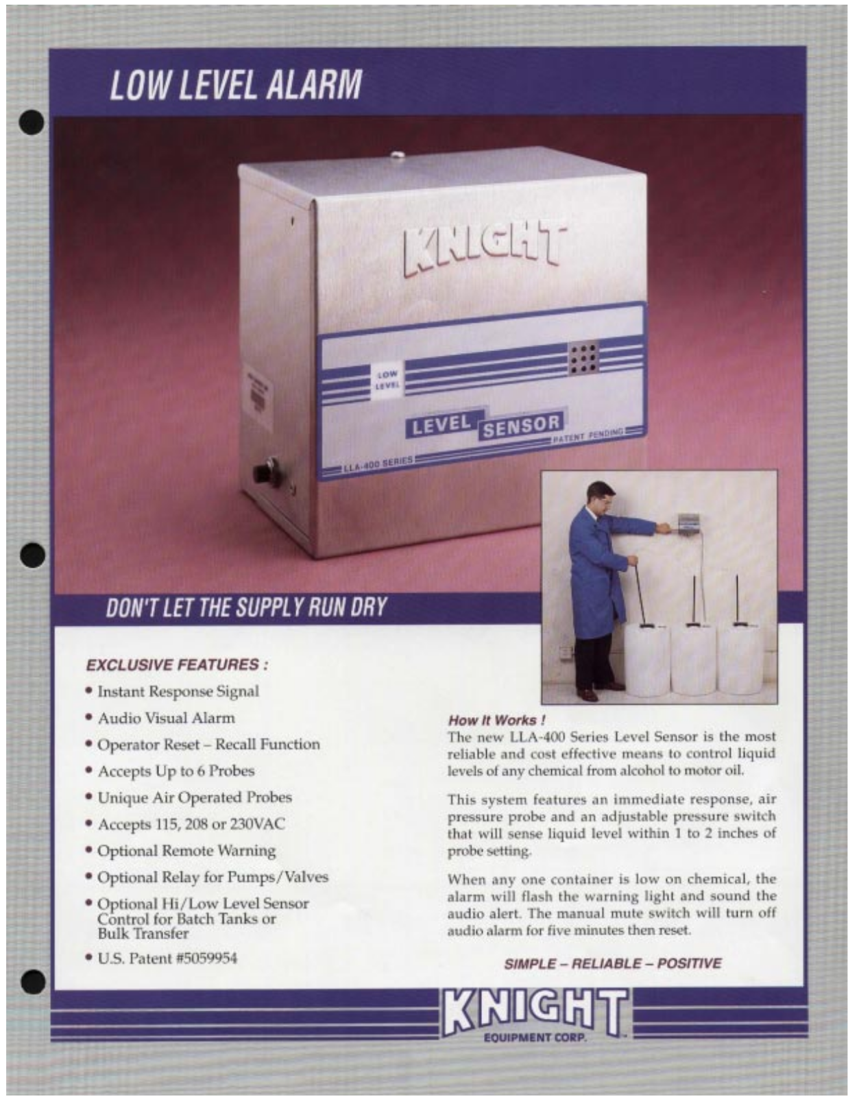 Knight Equipment HLAC-400 User Manual