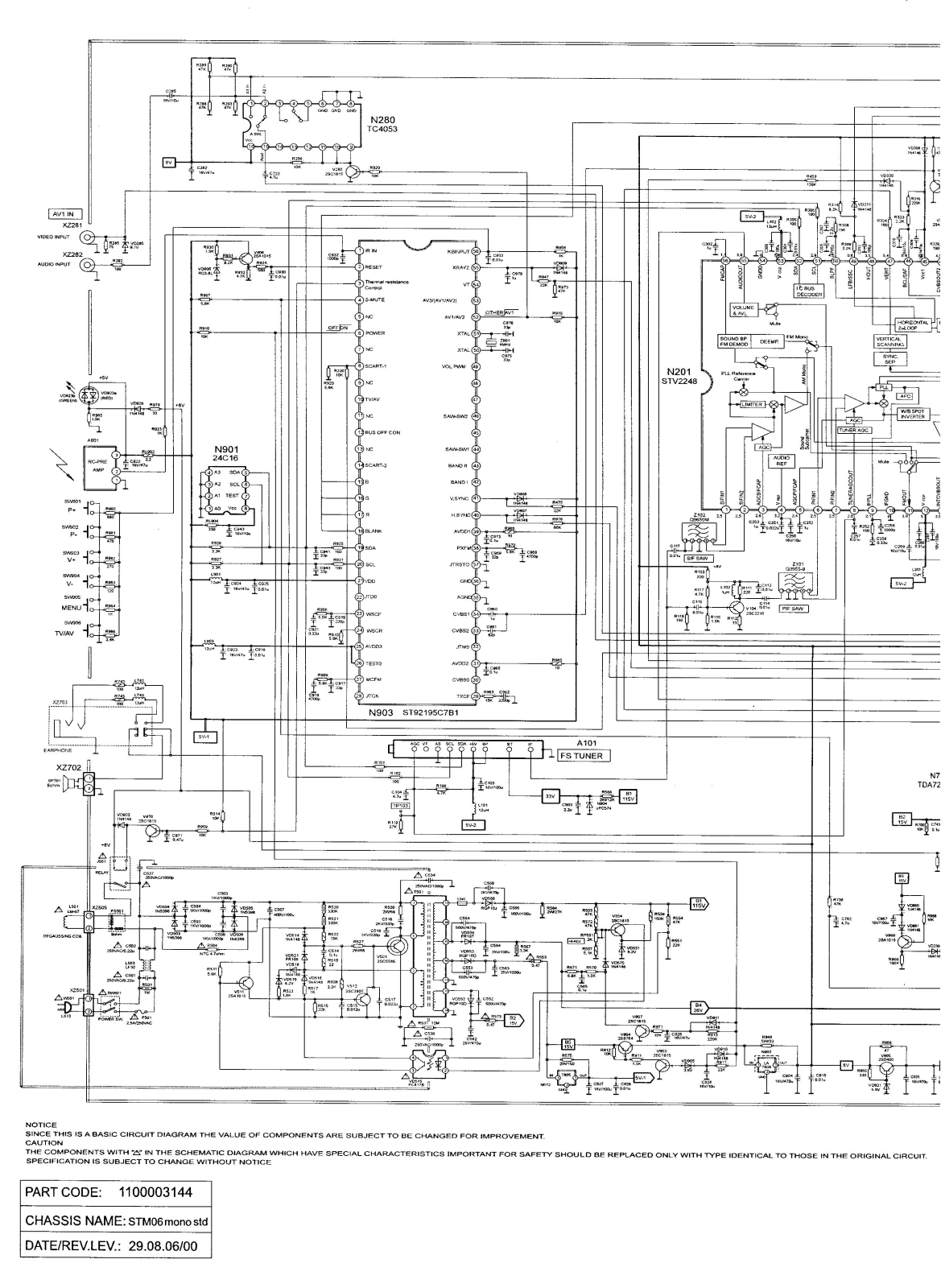 Kenstar S1401c Schematic