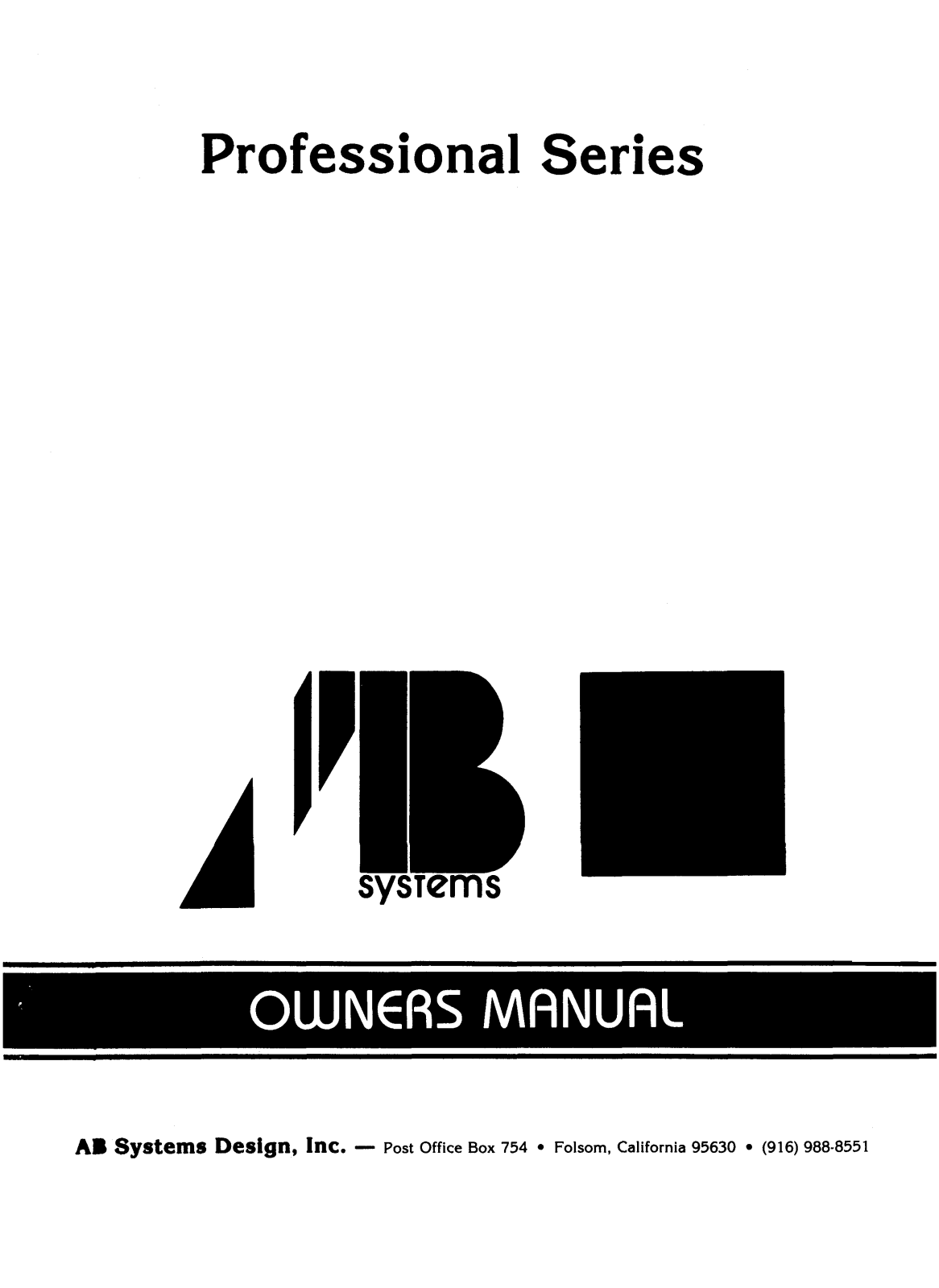 Ab International 410B User Manual