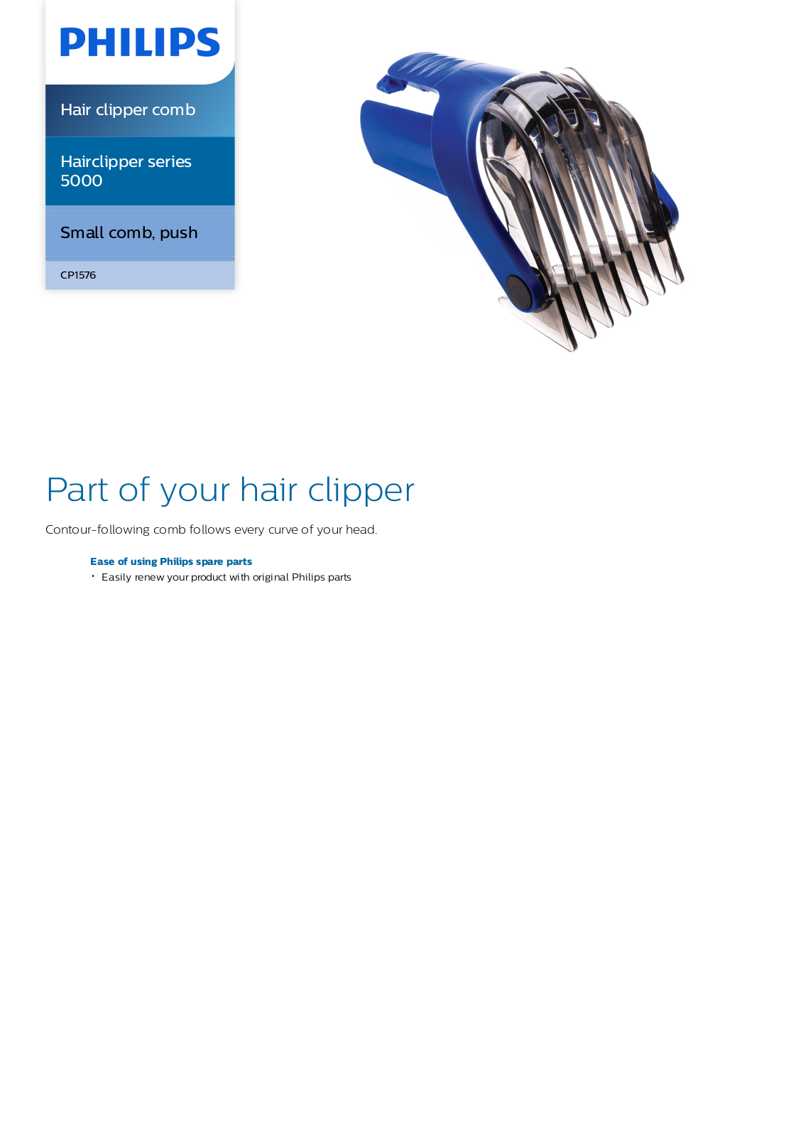 Philips CP1576/01 leaflet - ManualMachine.com