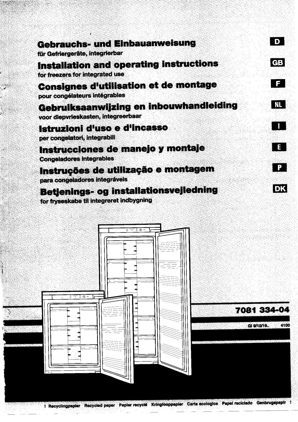 AEG UF245PL, QT226FI User Manual