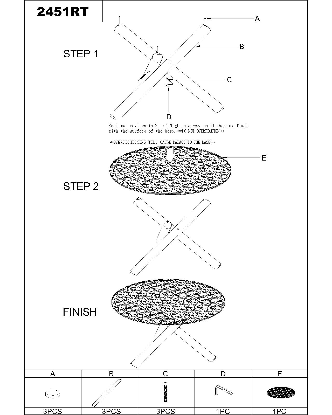 Essentials for Living JB2615ELGE2451RTSSTL, E031772RTCLRE2451RTSSTL, E0317RTCLRE2451RTSSTL Instruction Manual