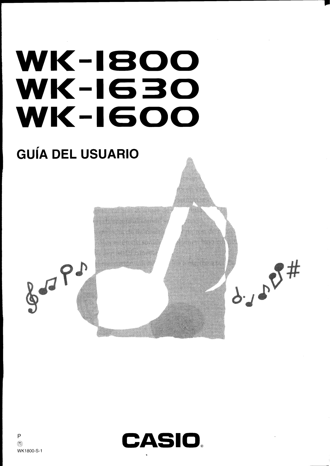 Casio WK-1600, WK-1800, WK-1630 User Manual