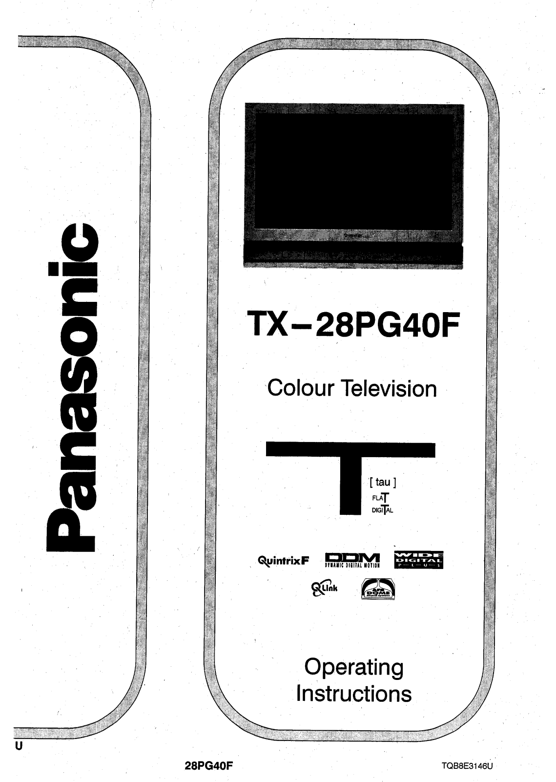 PANASONIC TX-28PG40 User Manual
