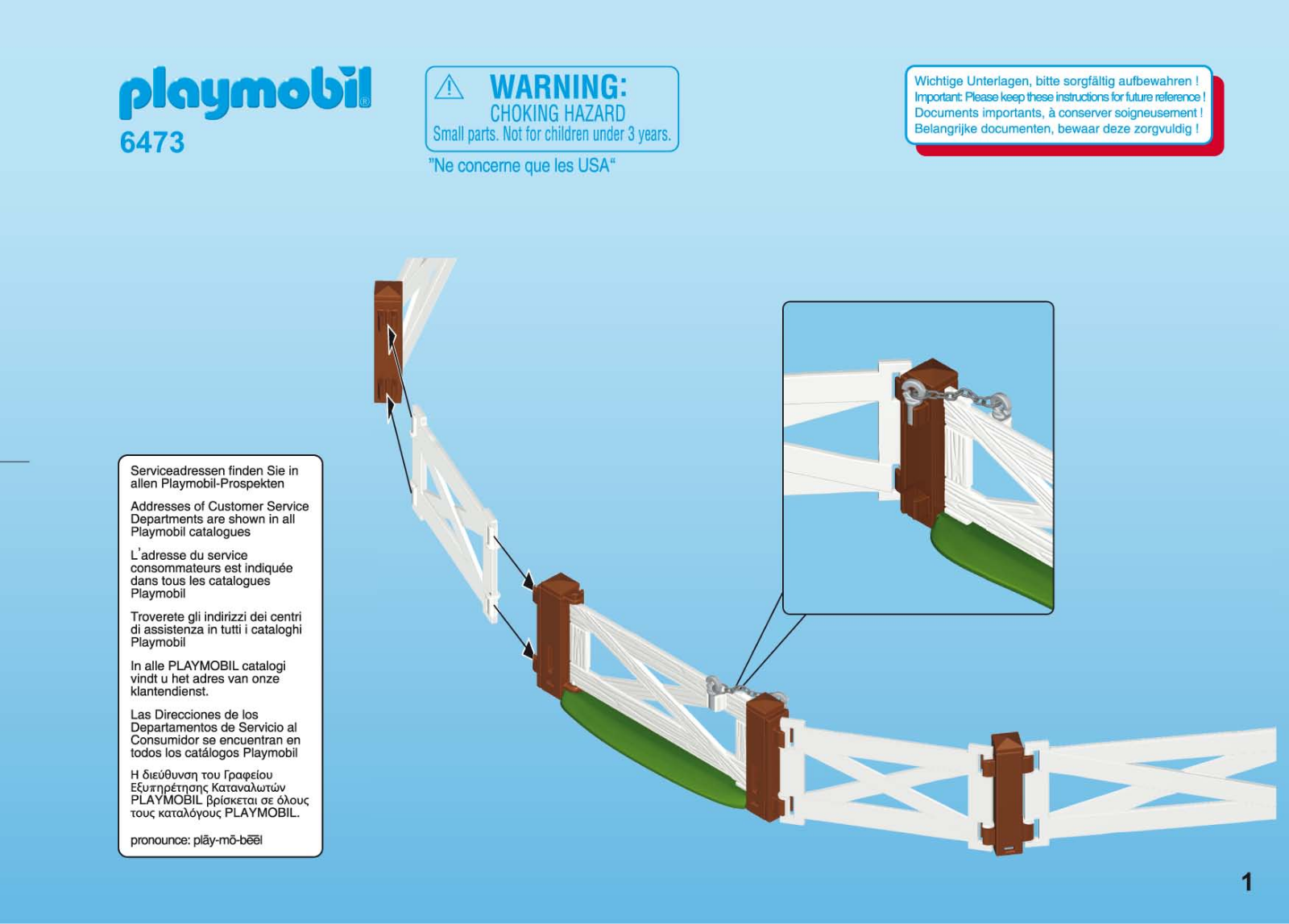 Playmobil 6473 Instructions